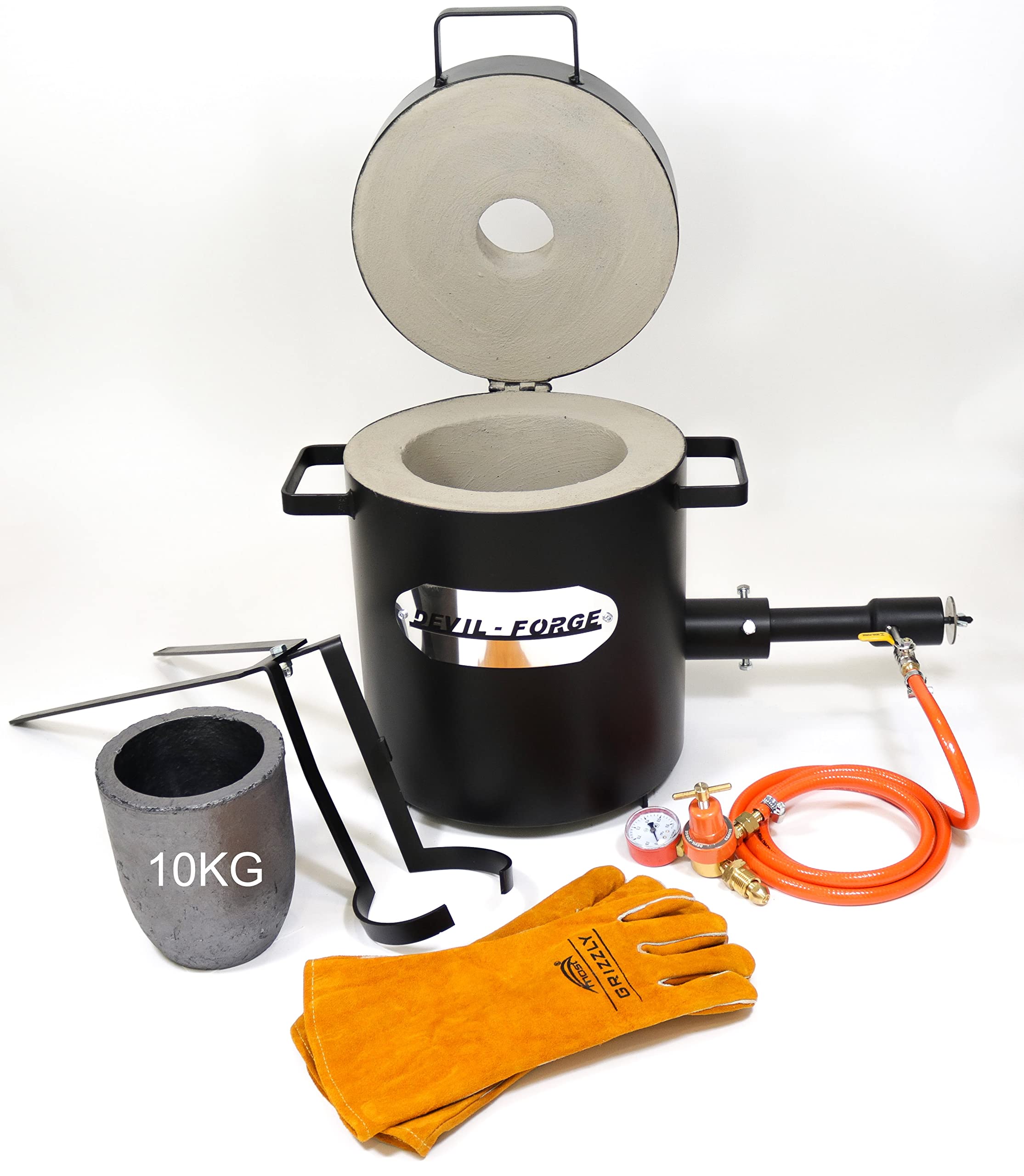 Amazon.com: DEVIL-FORGE Gas Propane Furnace FB2M Full Kit - 10Kg